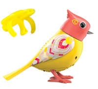 A sunny DigiBird with a reddish head and a yellow whistle.
