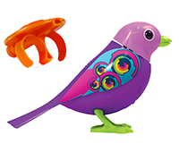 A purple DigiBird with an orange whistle.