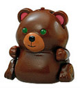 A brown bear MicroPet named Kuma.