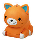 An orange cat MicroPet named Sun.