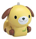 A yellow dog MicroPet named Choco Banana Crepe.