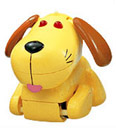 A yellow dog MicroPet named Cookie.