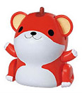 A red hamster MicroPet named Mon.