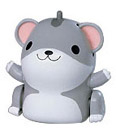 A gray hamster MicroPet named Rei.