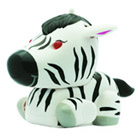 A zebra MicroPet named Juma.