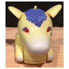 A yellow horse MicroPet named Sol.