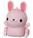 A pink MicroPet rabbit.