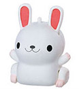 A white rabbit MicroPet named Yuki.