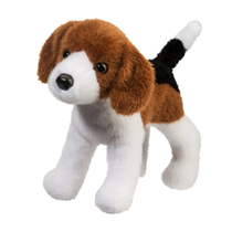 A cute beagle plush.
