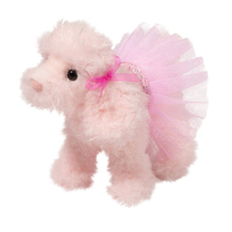 A pink poodle in a matching tutu!