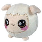 A cute round sheep plush.