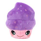 A cute purple cupcake plush.
